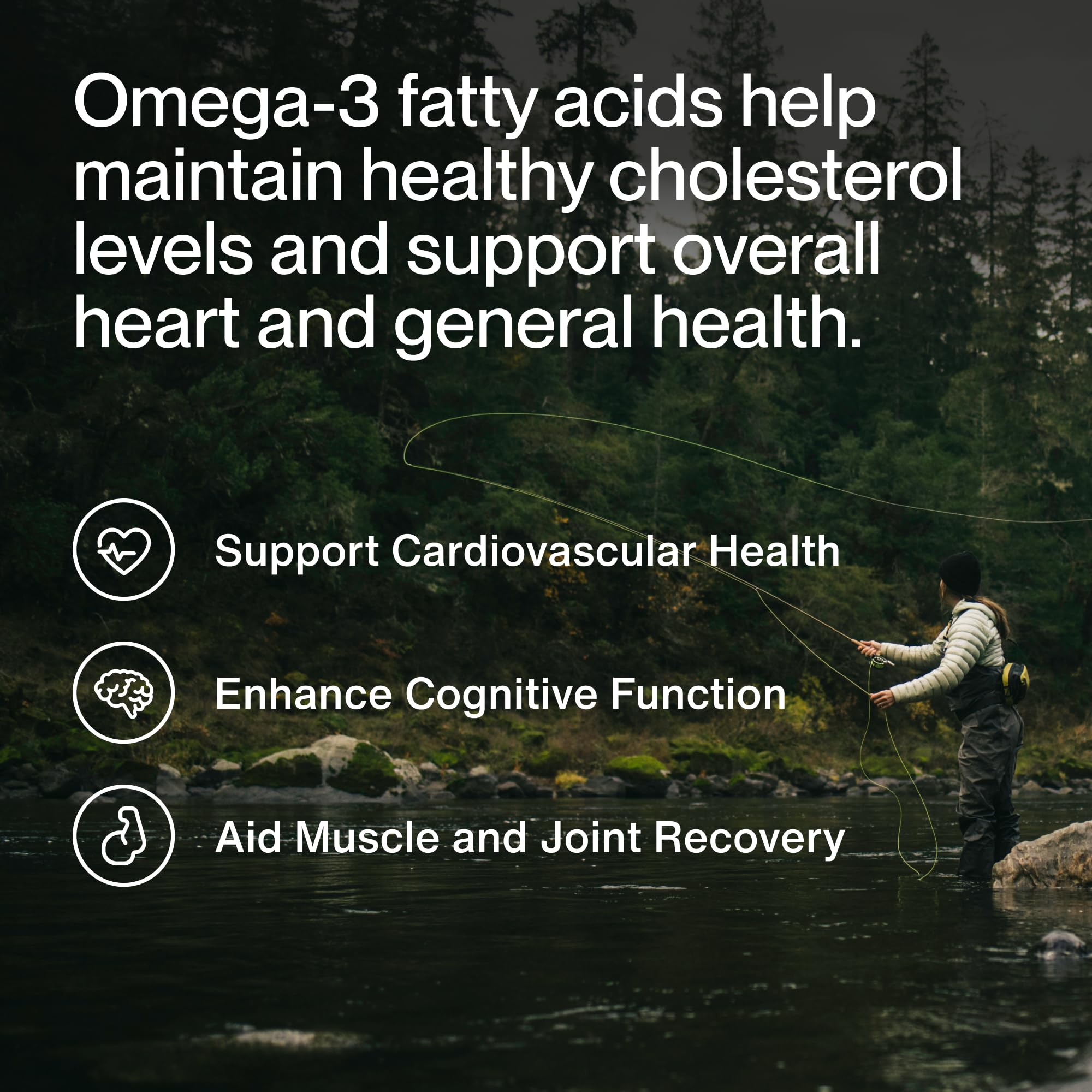 Momentous Omega-3 softgel capsules offer convenient daily use with no fishy aftertaste
