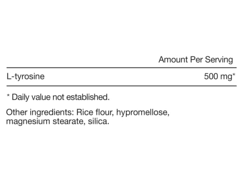 Momentous Tyrosine label close-up with NSF Certified for Sport