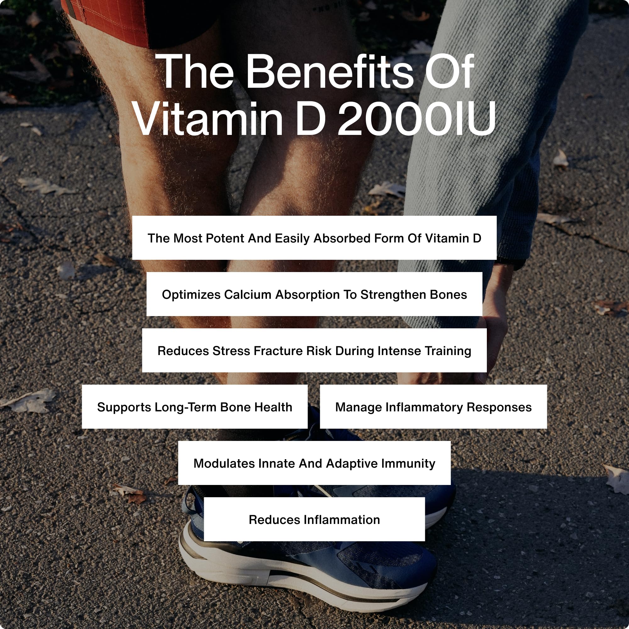 Momentous Vitamin D3 label-view emphasizes NSF for Sport and gluten-free certification