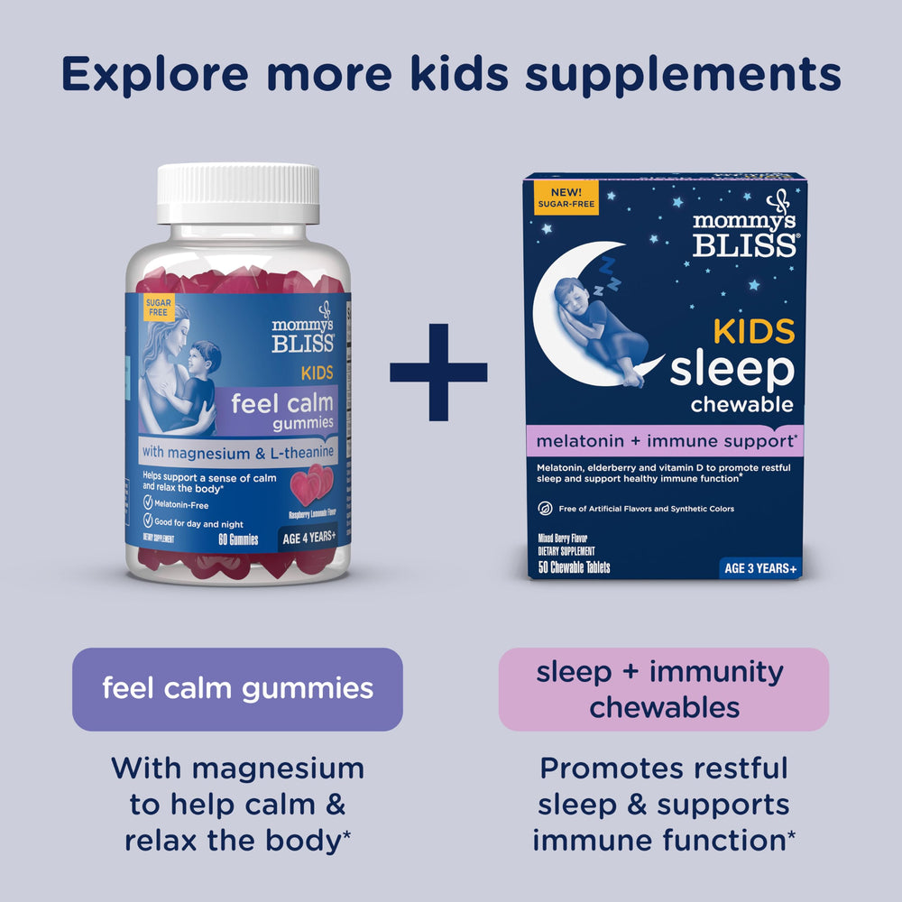 Mommy's Bliss Kids Sleep 35-serving bottle suits busy family nights.