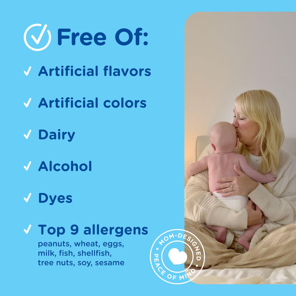 Mommy's Bliss no dyes and allergen-free infant supplement