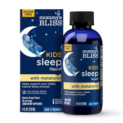 Mommy's Bliss Kids Sleep Liquid bottle for gentle bedtime support.
