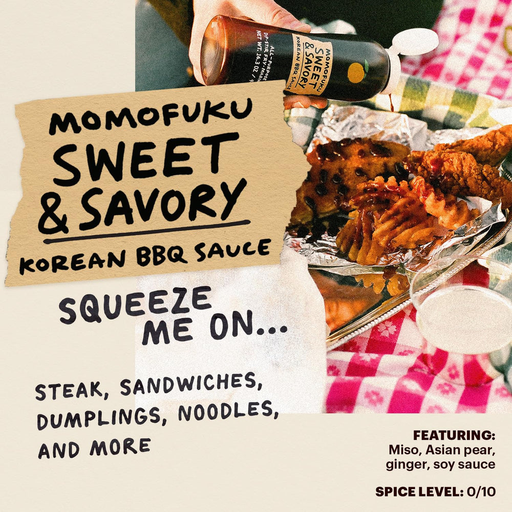 Momofuku sauce marinade penetrates meat with rich Korean flavors.