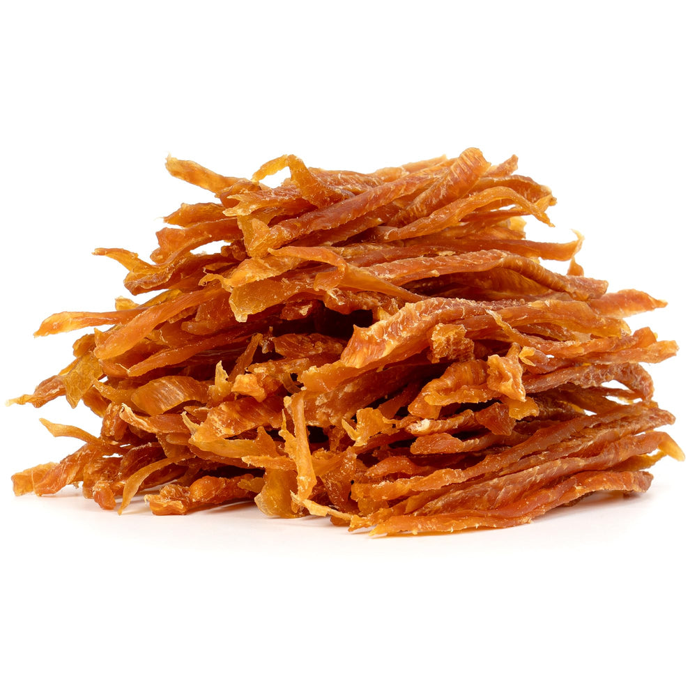 MON2SUN chicken jerky small dogs packaging shows high-protein, grain-free treats.