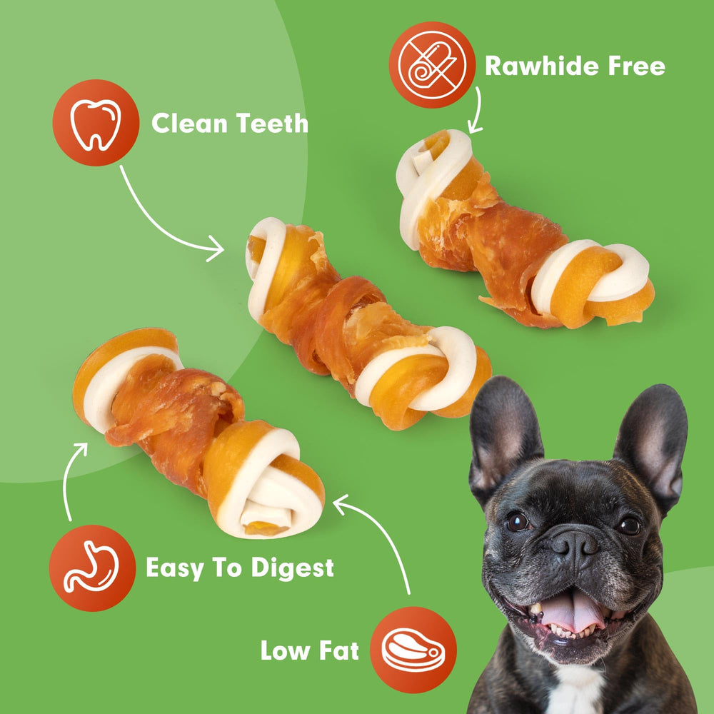 MON2SUN dental-friendly dog treats designed to support chewing and dental care.