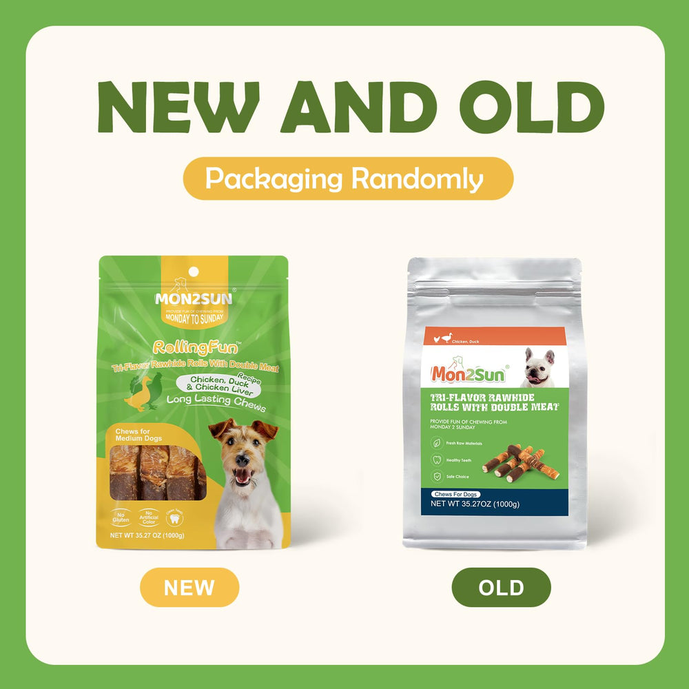 MON2SUN natural meat ingredients highlight real protein for tasty chewing.