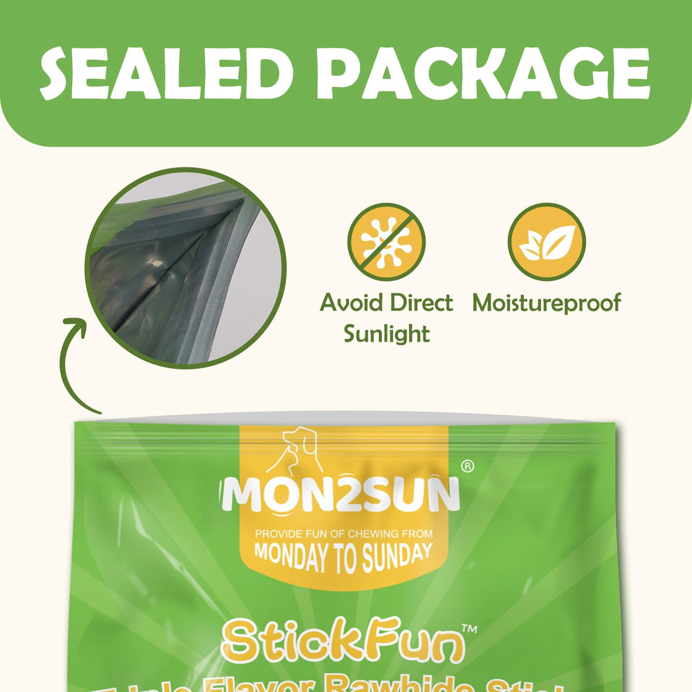 Storage instructions for MON2SUN treats to maintain freshness