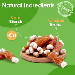 MON2SUN pack de 28 friandises au poulet, pratique pour l’entraînement.