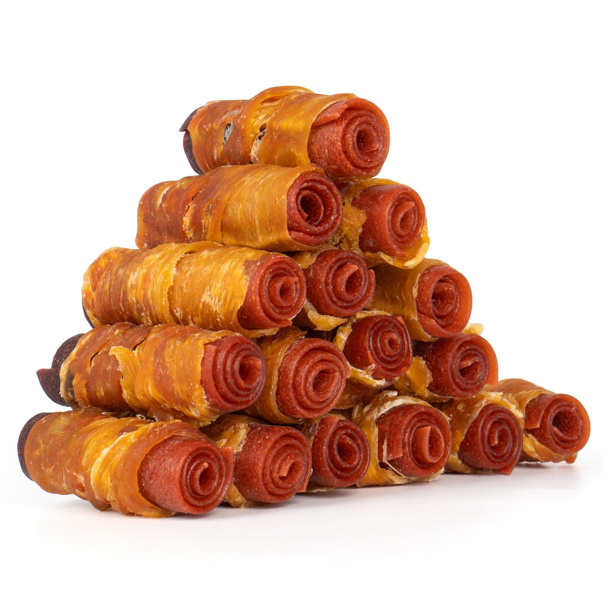 MON2SUN rawhide-free treats in front-pack view for quick selection.