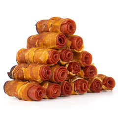 MON2SUN rawhide-free treats in front-pack view for quick selection.