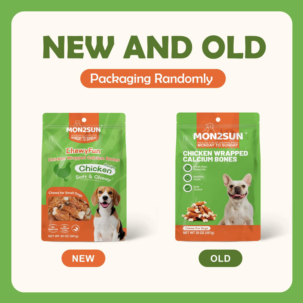 MON2SUN soft calcium bone wrap chews for puppies