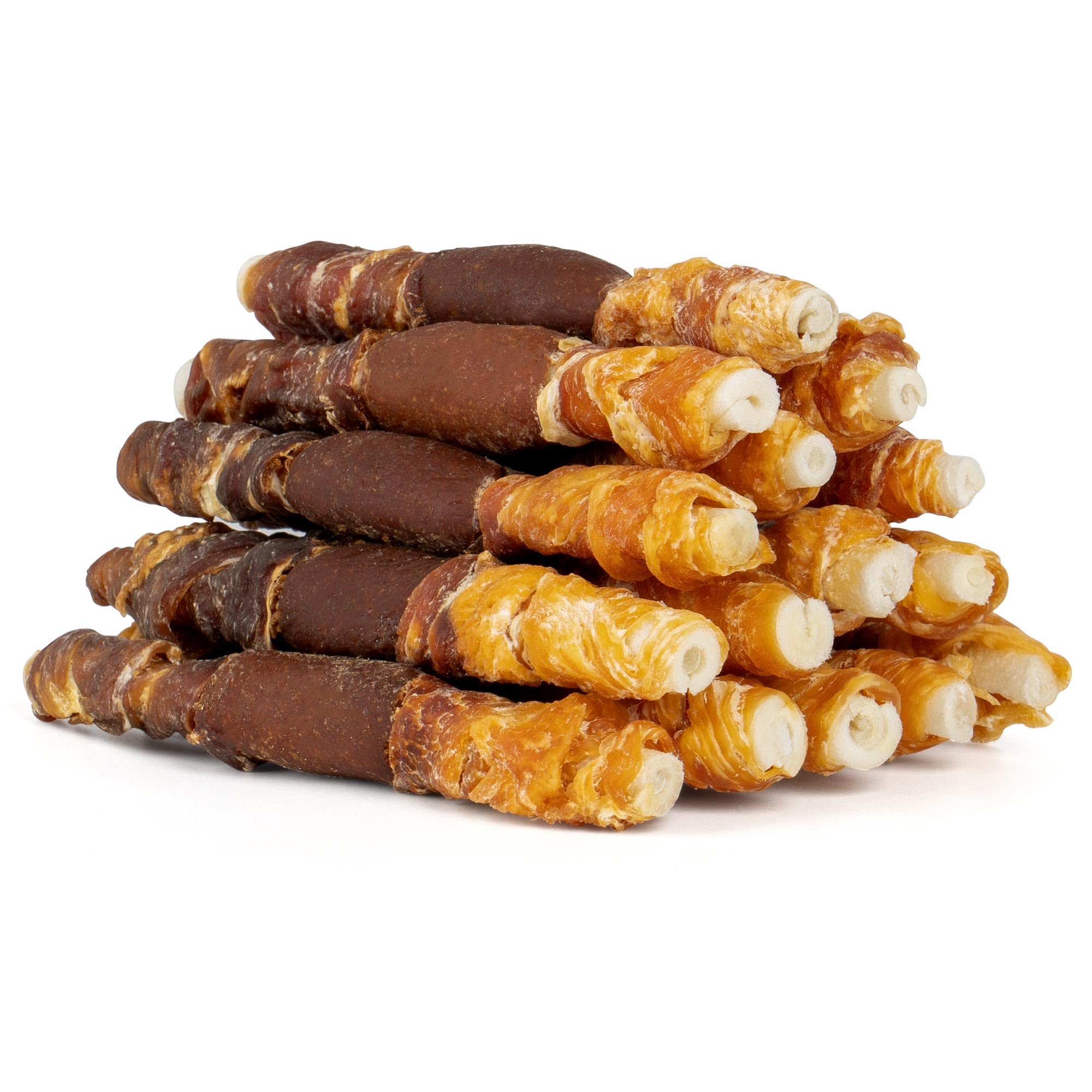 MON2SUN triple-flavor 5-inch chew wrapped in rawhide for dogs