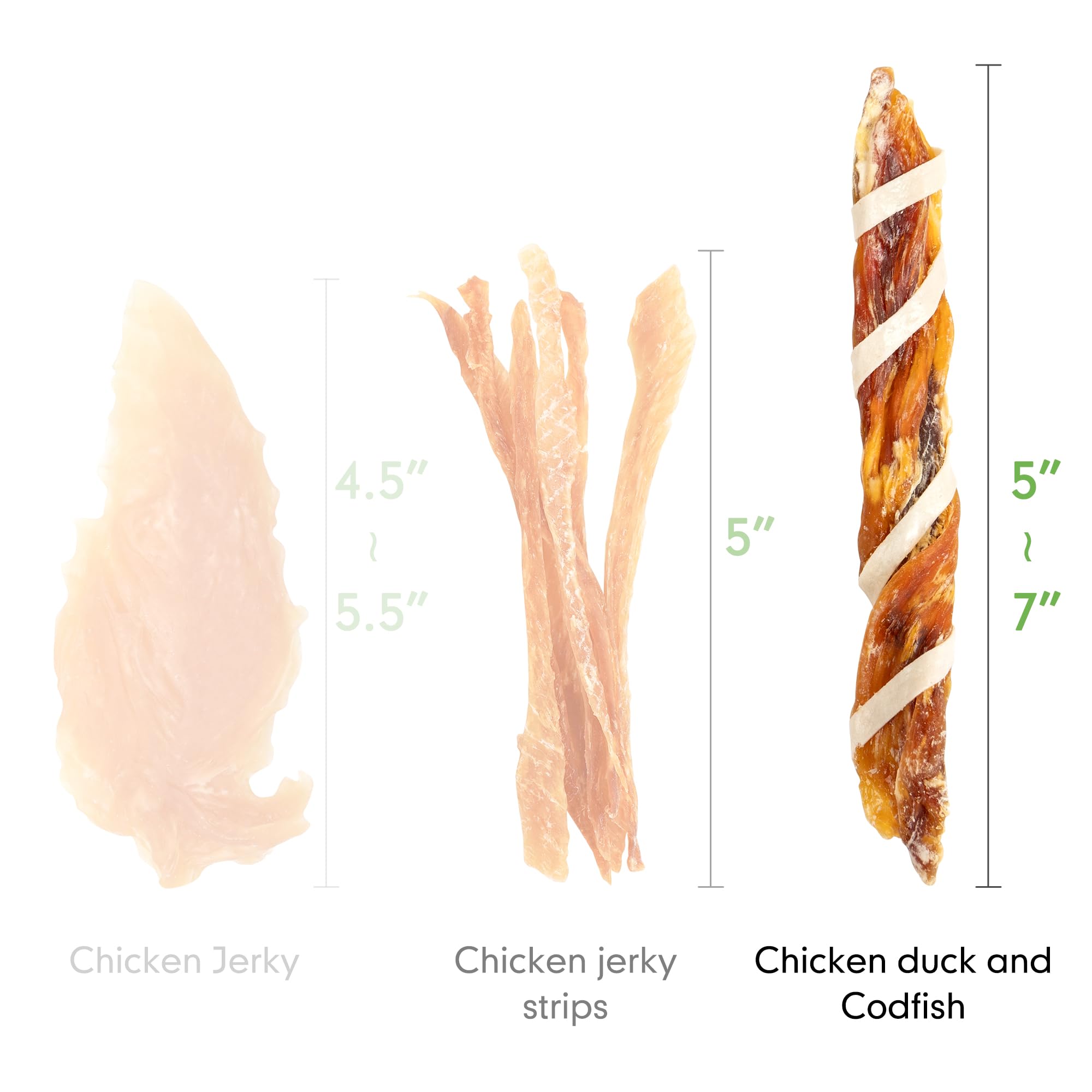 MON2SUN twist sticks offering a satisfying chew experience