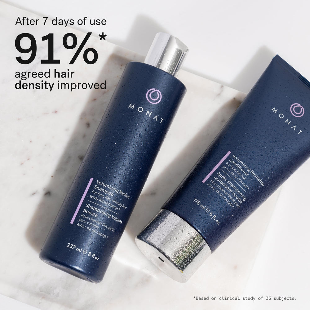 MONAT Volumizing Conditioner bottle showing smooth, lightweight softness.