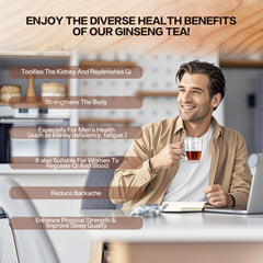 Steaming cup of Monbrizz kidney tea formula with inviting aroma