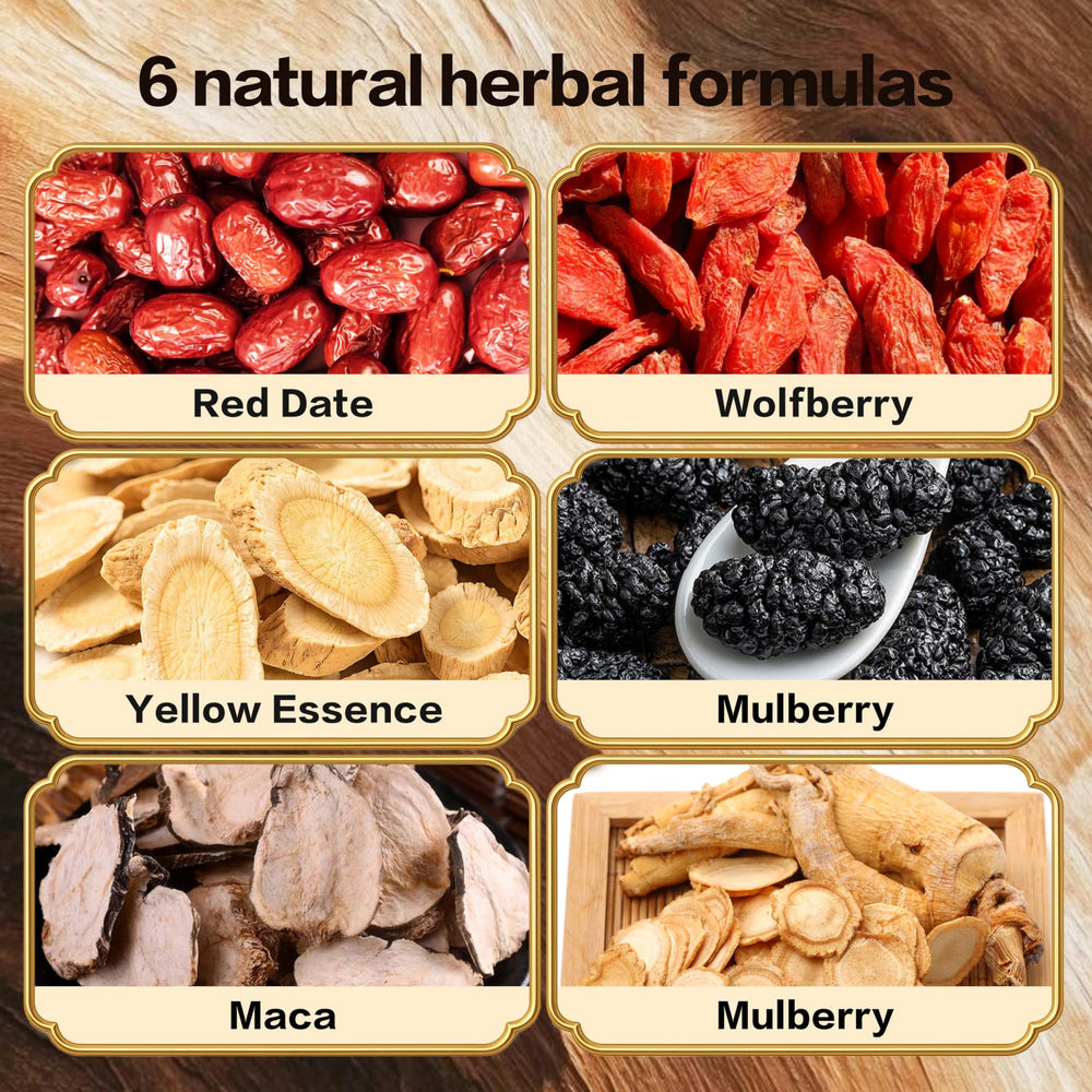Goji berries and red dates in Monbrizz kidney tea formula