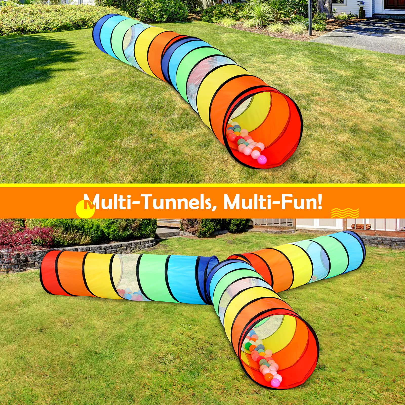 Moncoland indoor-outdoor tunnel supports active play anywhere