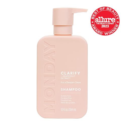 MONDAY CLARIFY pump bottle ready for quick oil-control cleansing routine