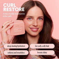 MONDAY Haircare coconut oil texture close-up for silky curls