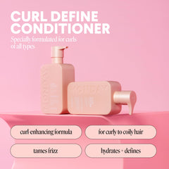 MONDAY CURL DEFINE with peptides and coconut oil nourishes curls