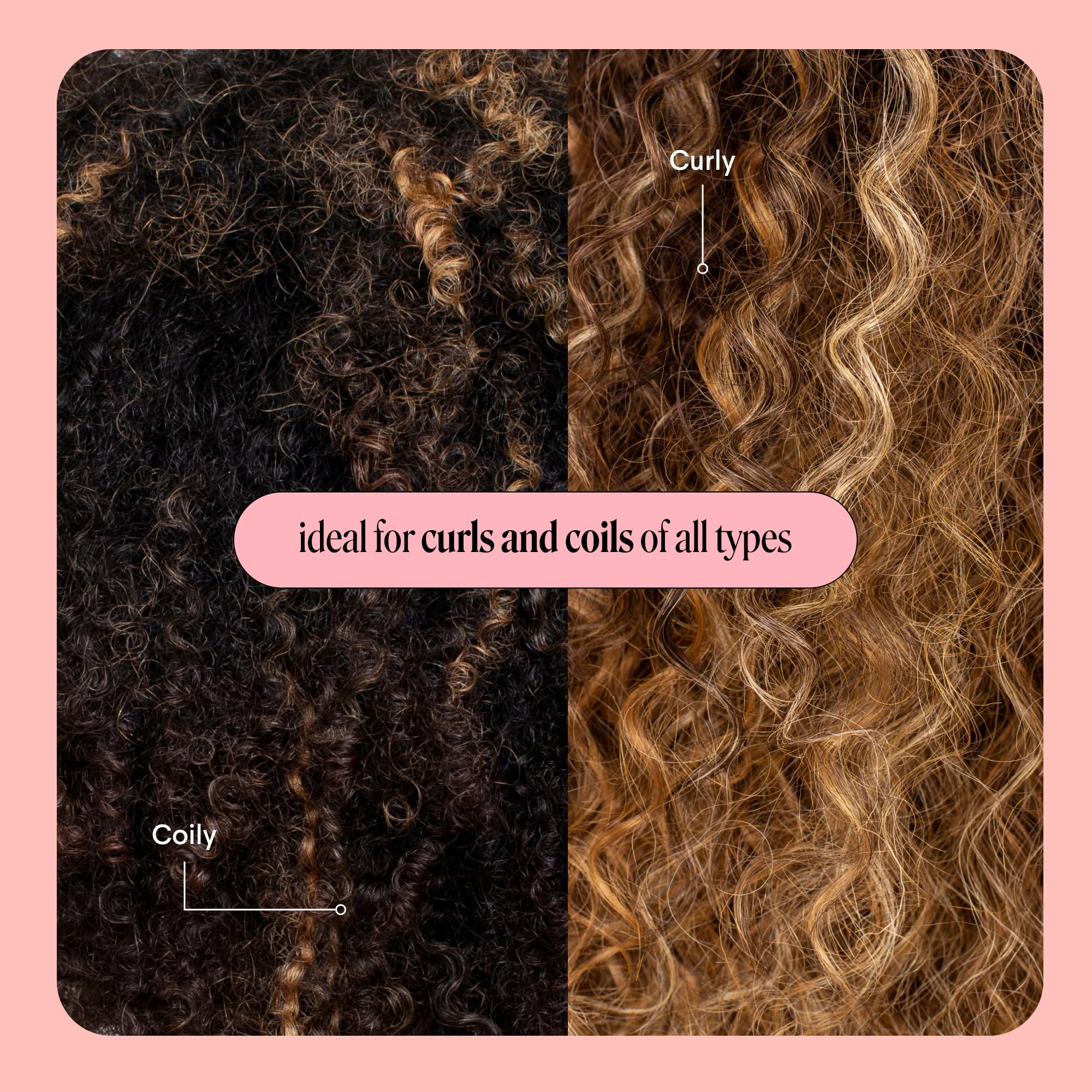 MONDAY Haircare curly application on damp strands for improved manageability