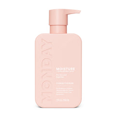 MONDAY Haircare MOISTURE bottle front promotes hydration for dry hair