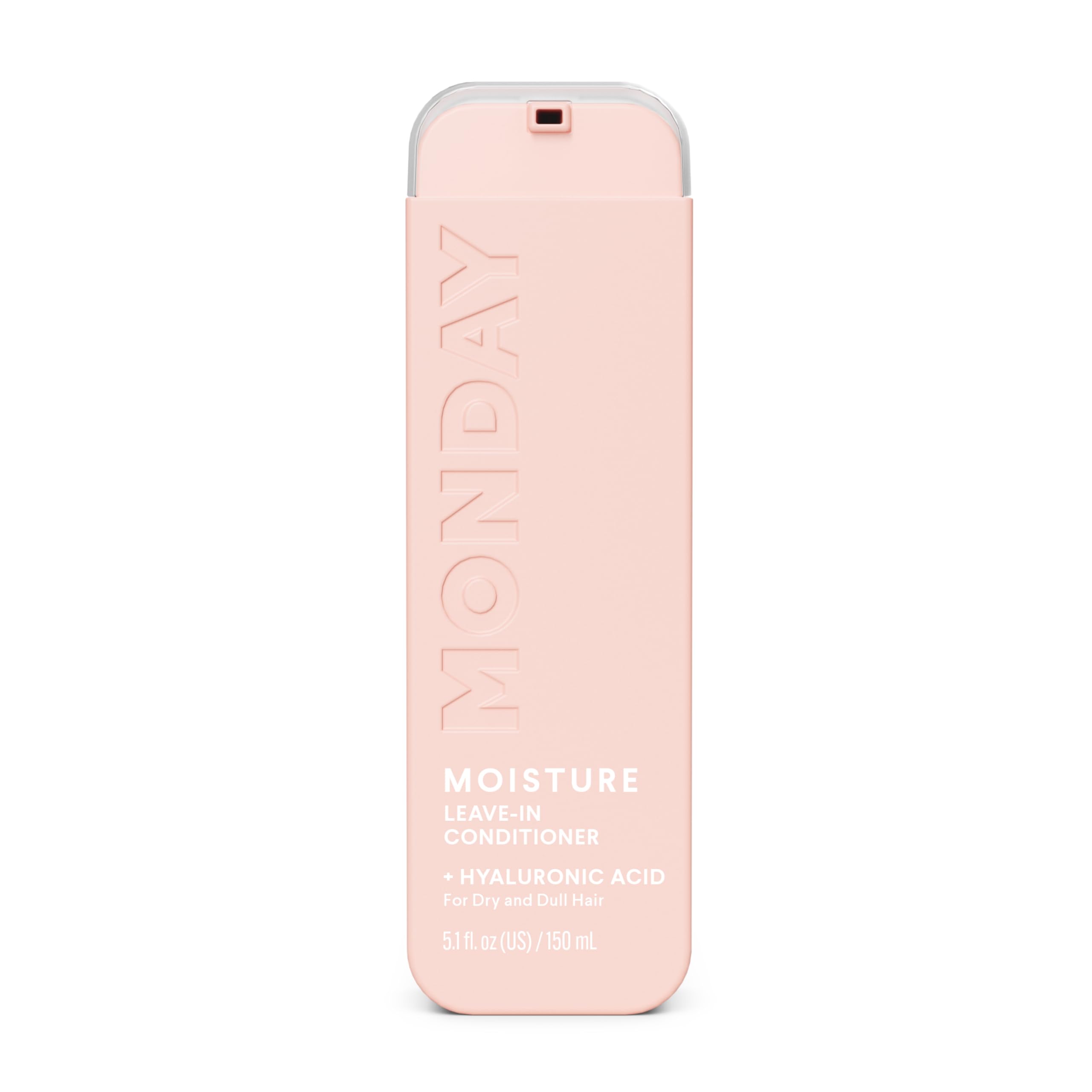 MONDAY Haircare MOISTURE Leave-In Bottle front view highlights hydration benefits