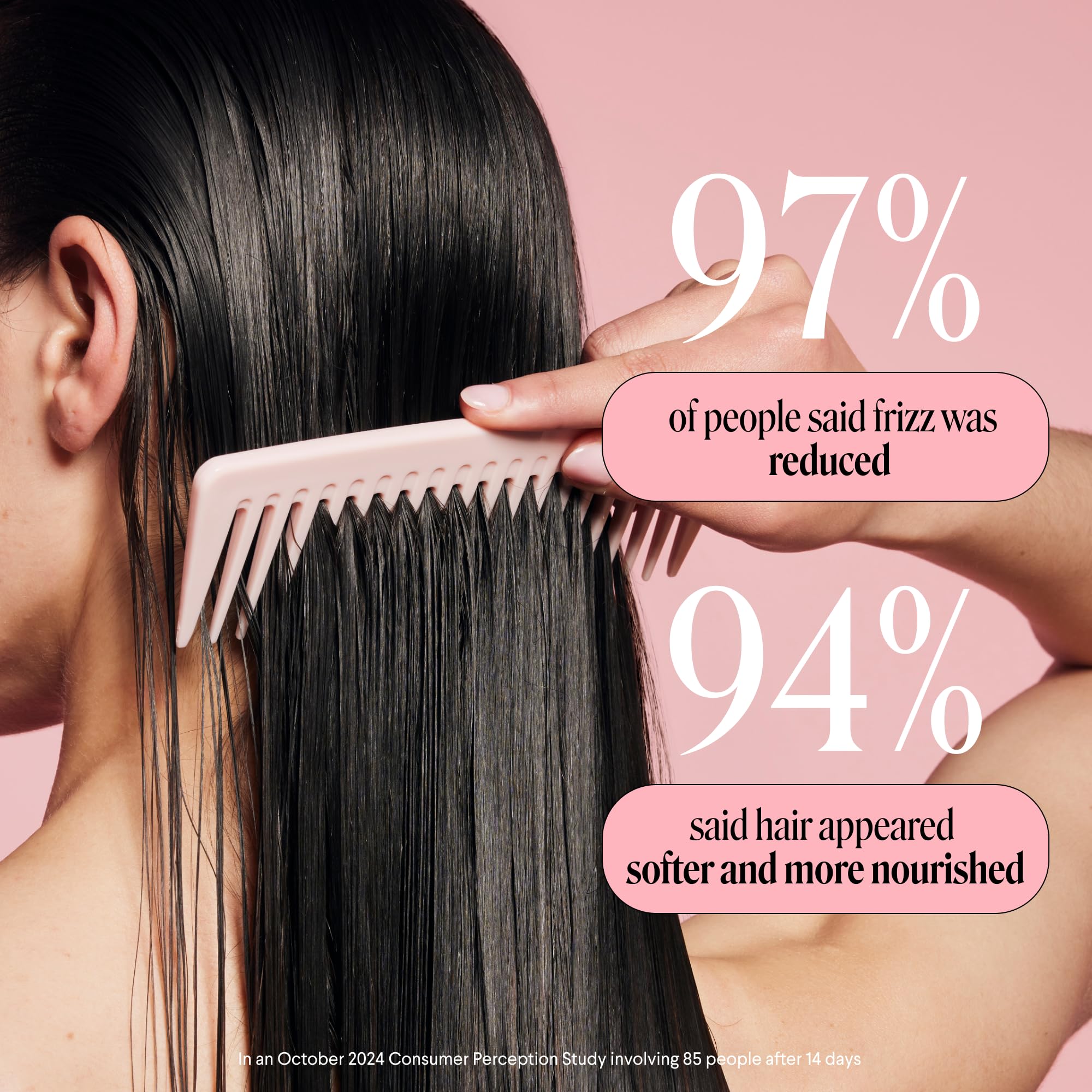 MONDAY Haircare MOISTURE Leave-In dermatology badge conveys trusted formulation