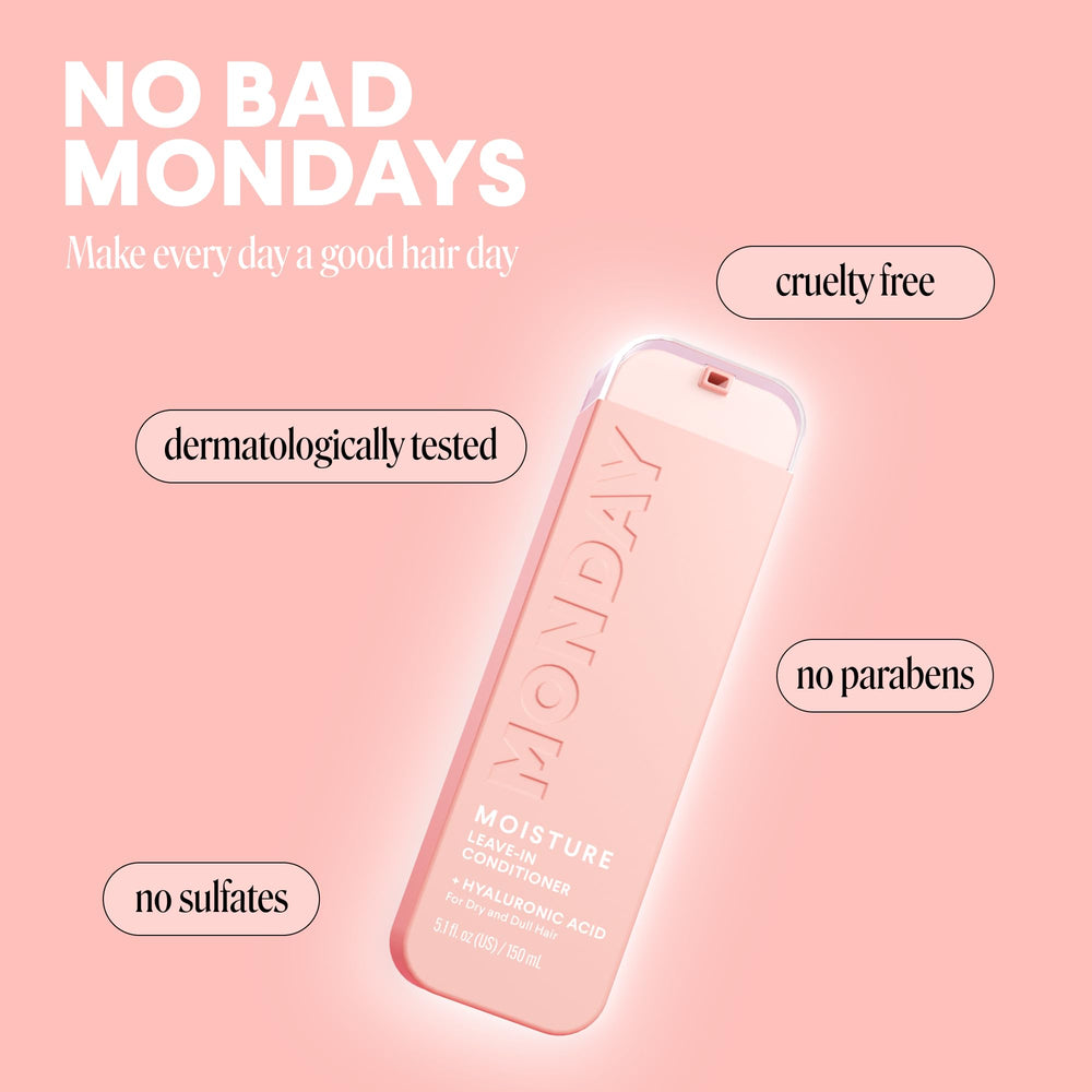 MONDAY Haircare MOISTURE Leave-In heat protection icon signals up to 450°F