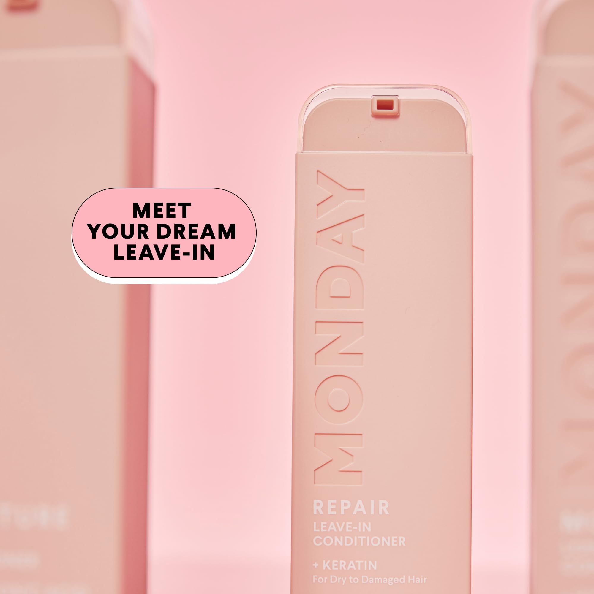 MONDAY Haircare MOISTURE Leave-In recyclable bottle supports eco-friendly packaging