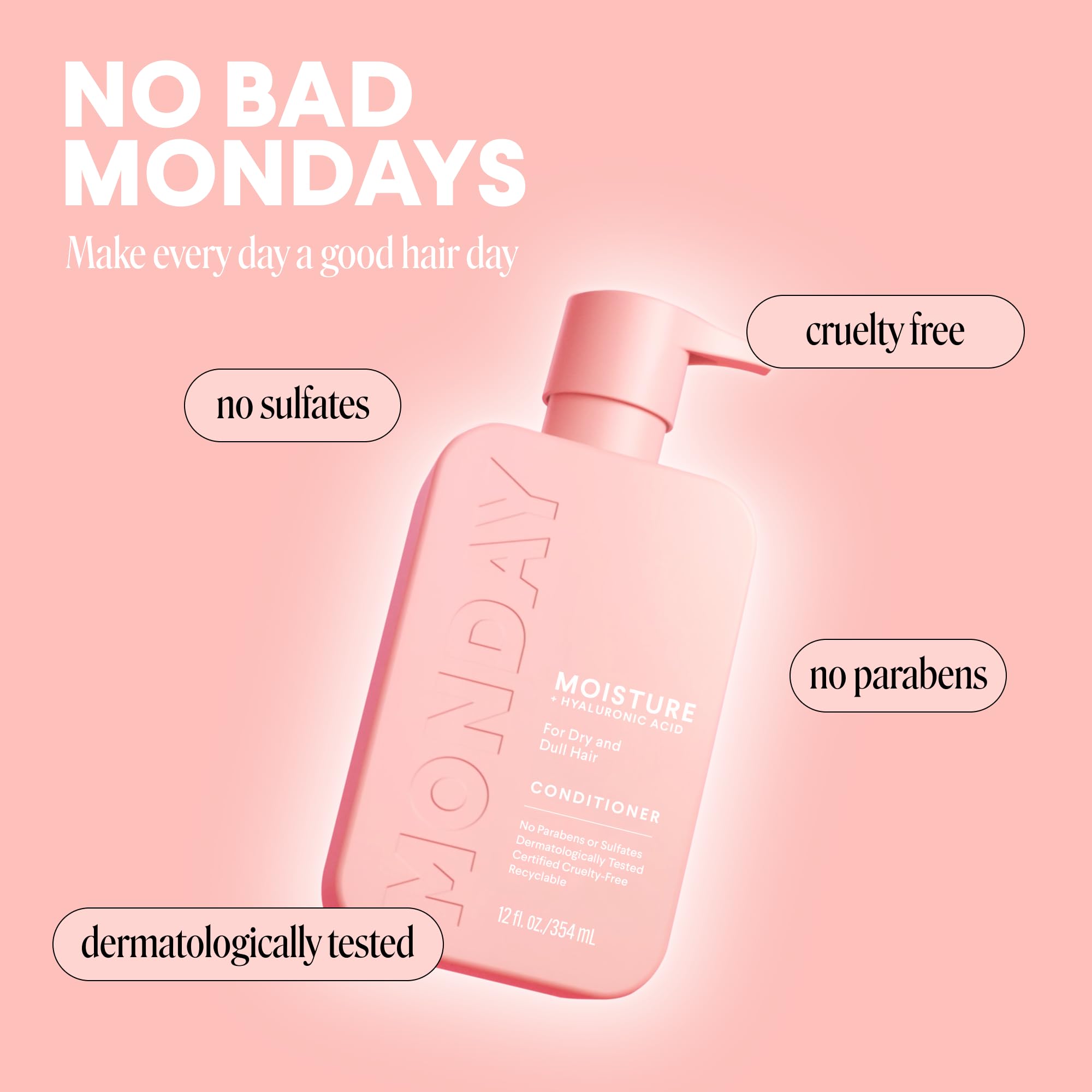 MONDAY Haircare MOISTURE shea butter visual conveys cuticle sealing and softness