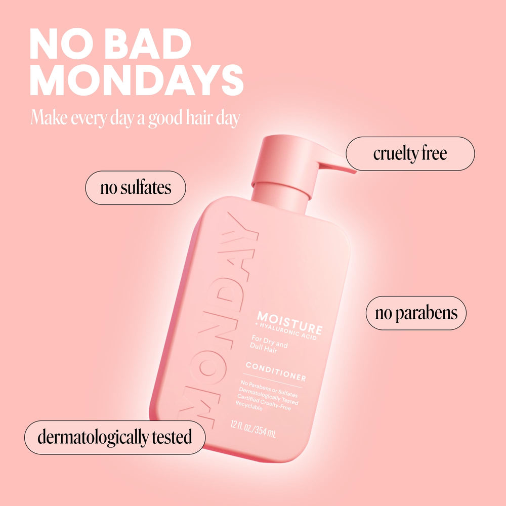MONDAY Haircare MOISTURE shea butter visual conveys cuticle sealing and softness