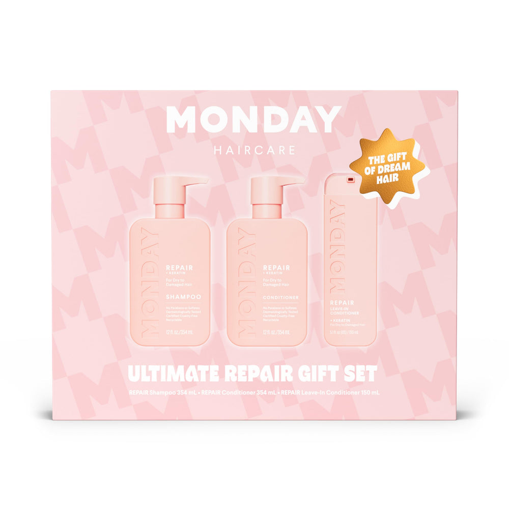 MONDAY Haircare Repair Shampoo bottle for daily nourishment and manageability