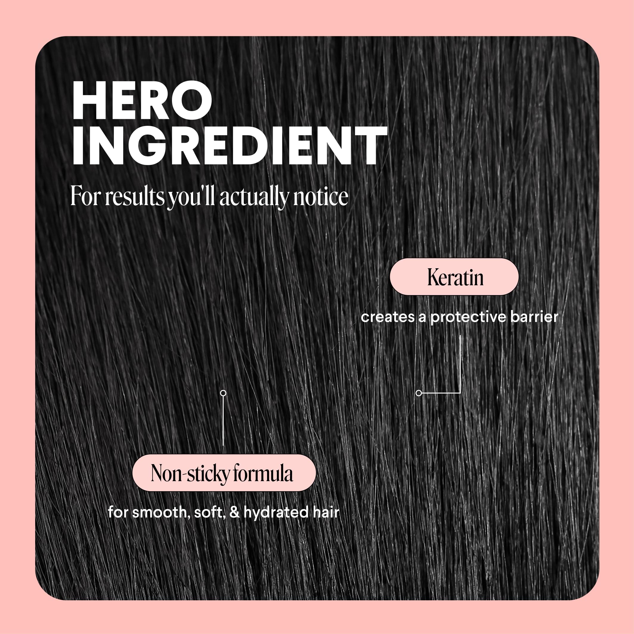 MONDAY Haircare SMOOTH frizz-free finish on mid-length hair