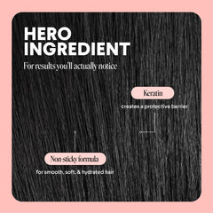 MONDAY Haircare SMOOTH frizz-free finish on mid-length hair