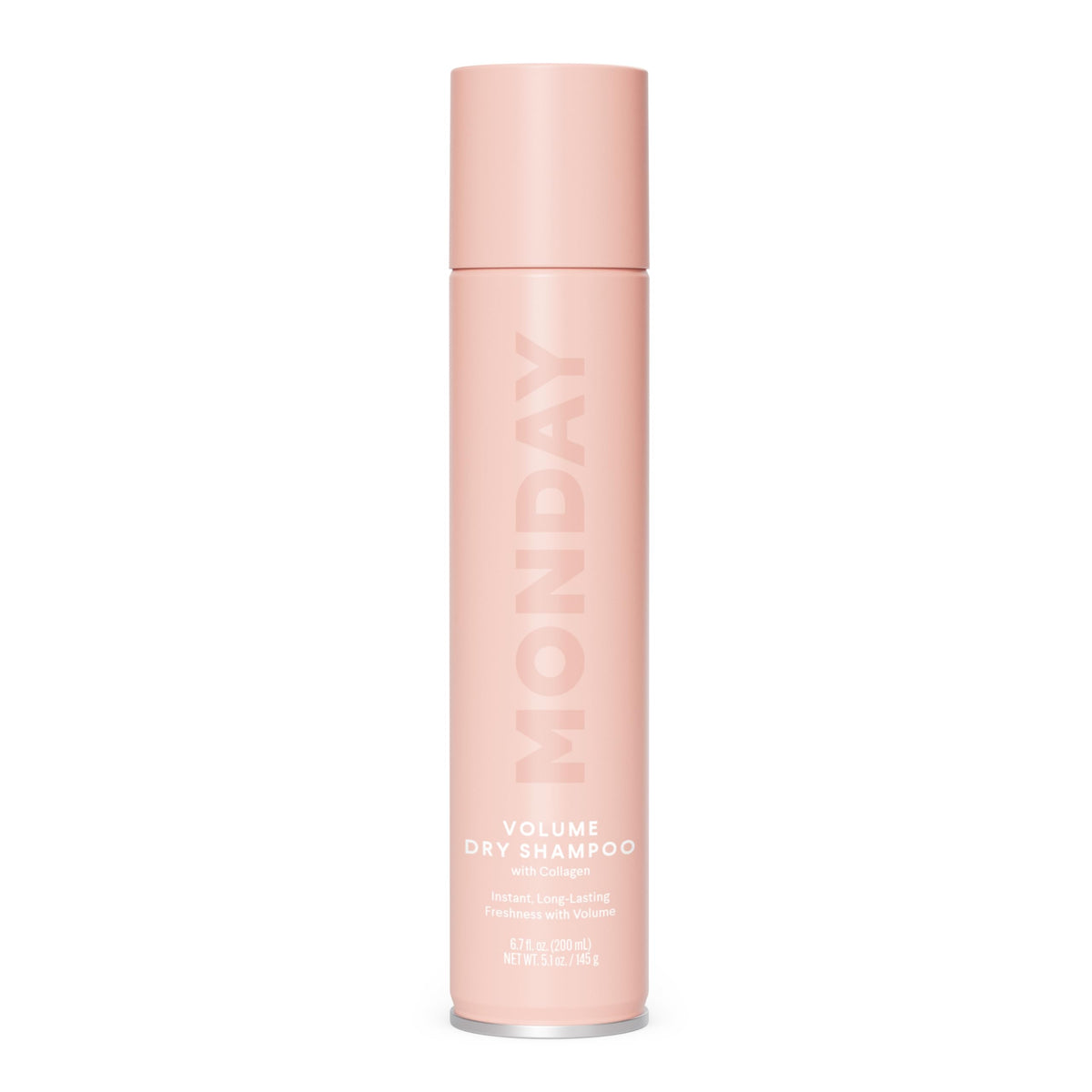MONDAY Haircare Volume Dry Shampoo bottle refreshes roots and absorbs oil