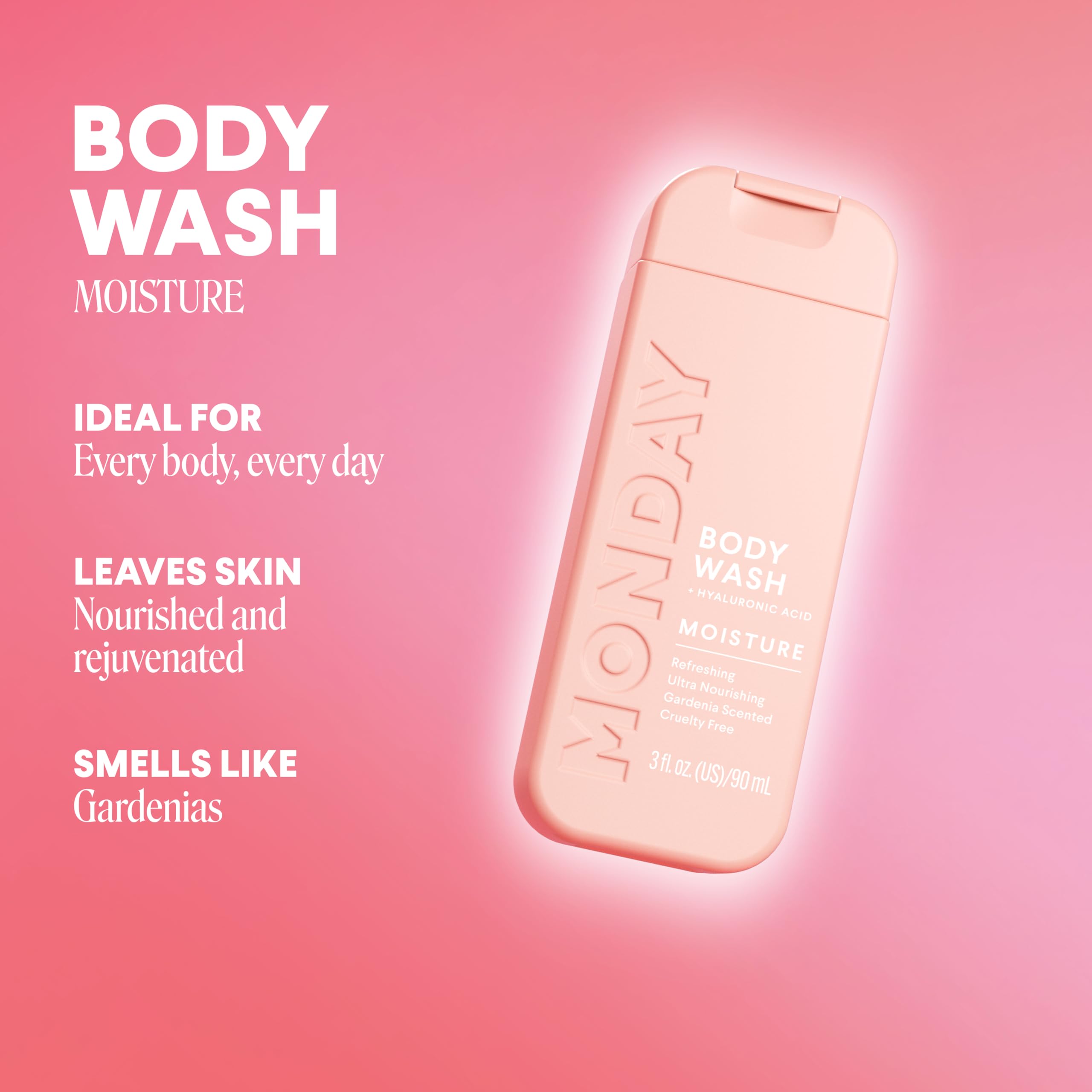 Creamy lather of MONDAY Moisture Body Wash enriched with nourishing oils