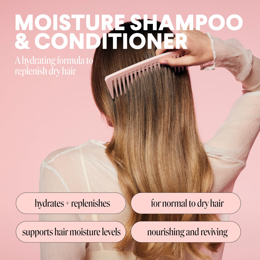 MONDAY Haircare Moisture Conditioner bottle pour supports softness and detangling