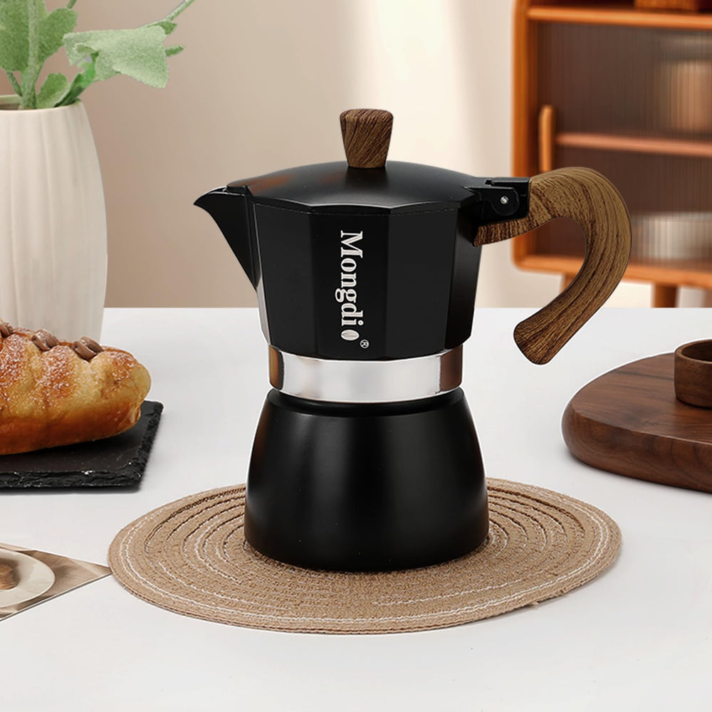 Mongdio moka pot easy cleaning after use with warm water.