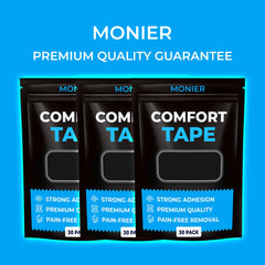 MONIER Comfort Tape latex-free label supports sensitive skin.