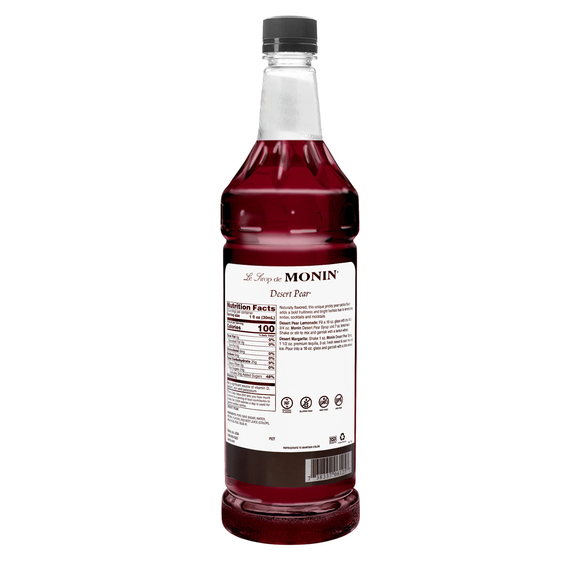 Monin Desert Pear Syrup cocktail pour adds earthy sweetness.