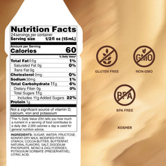 Monin White Chocolate Sauce dessert drizzle enhances flavors on desserts
