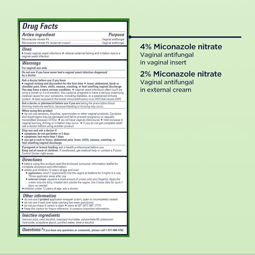 Monistat 3-Day applicators trio shown for simple nightly dosing