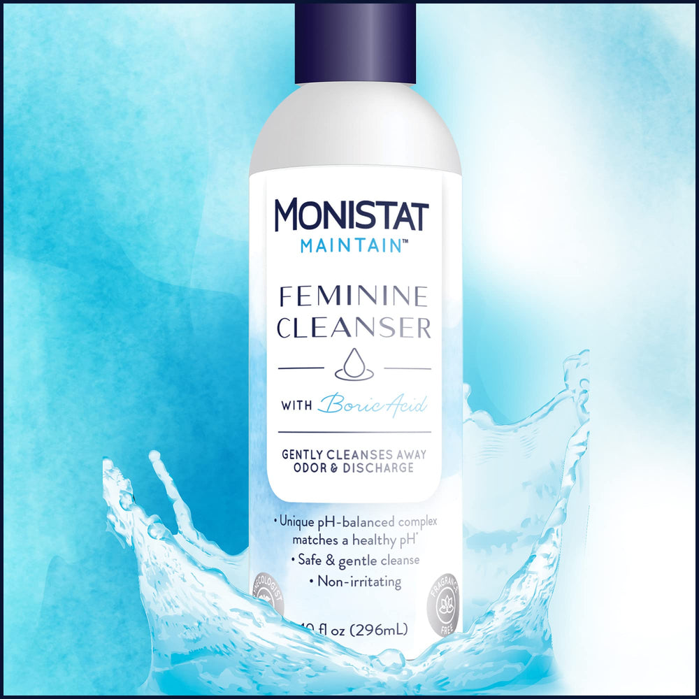 Monistat Boric Acid Wash daily-use scene showing routine care.