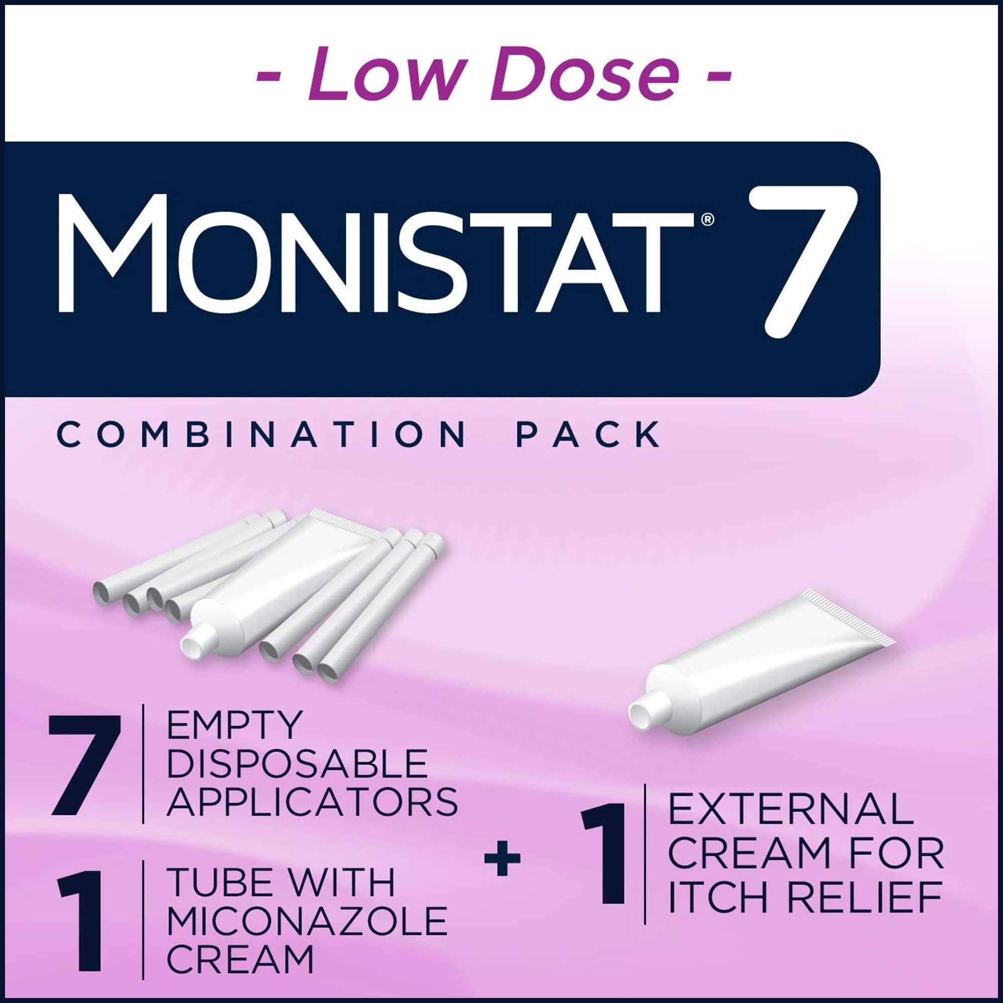 Monistat external itch relief cream tube provides cooling and fast relief