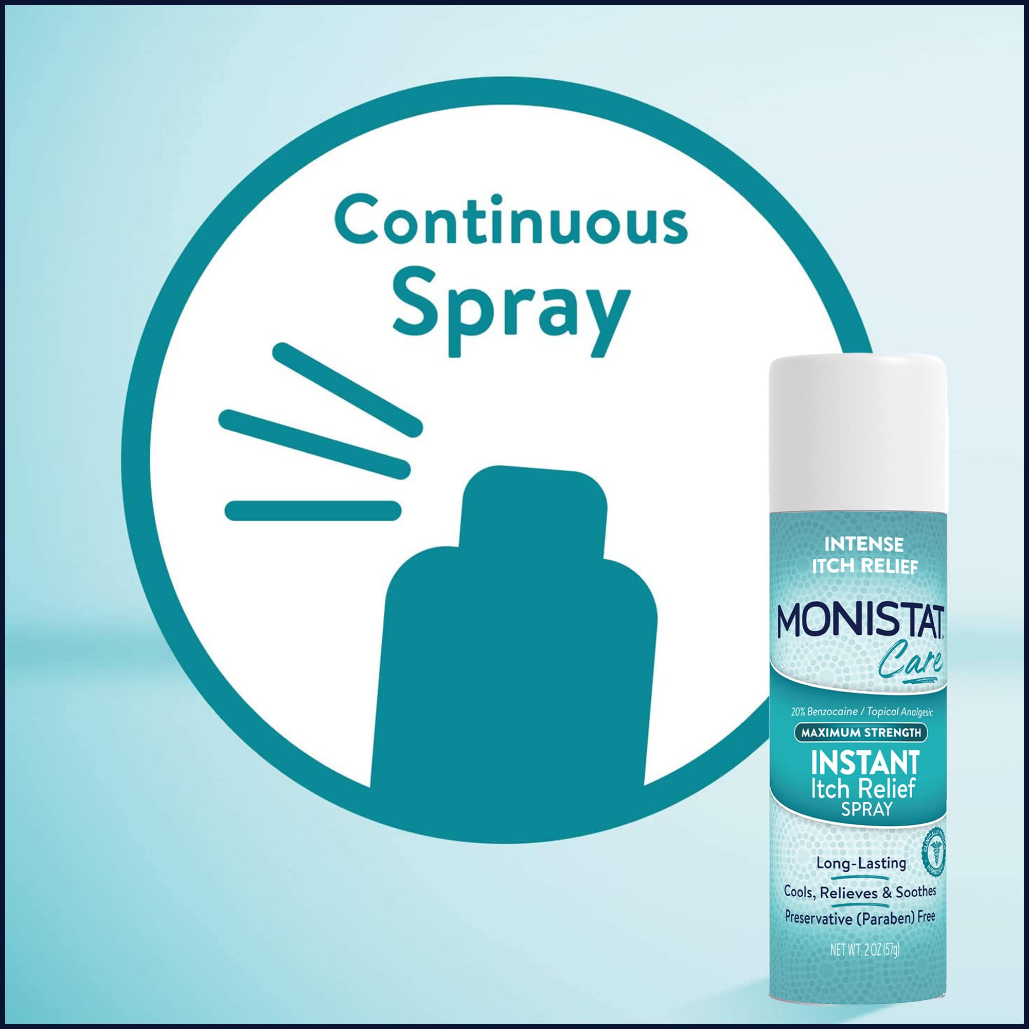 Hypoallergenic formula icon communicates gentle care for sensitive users.