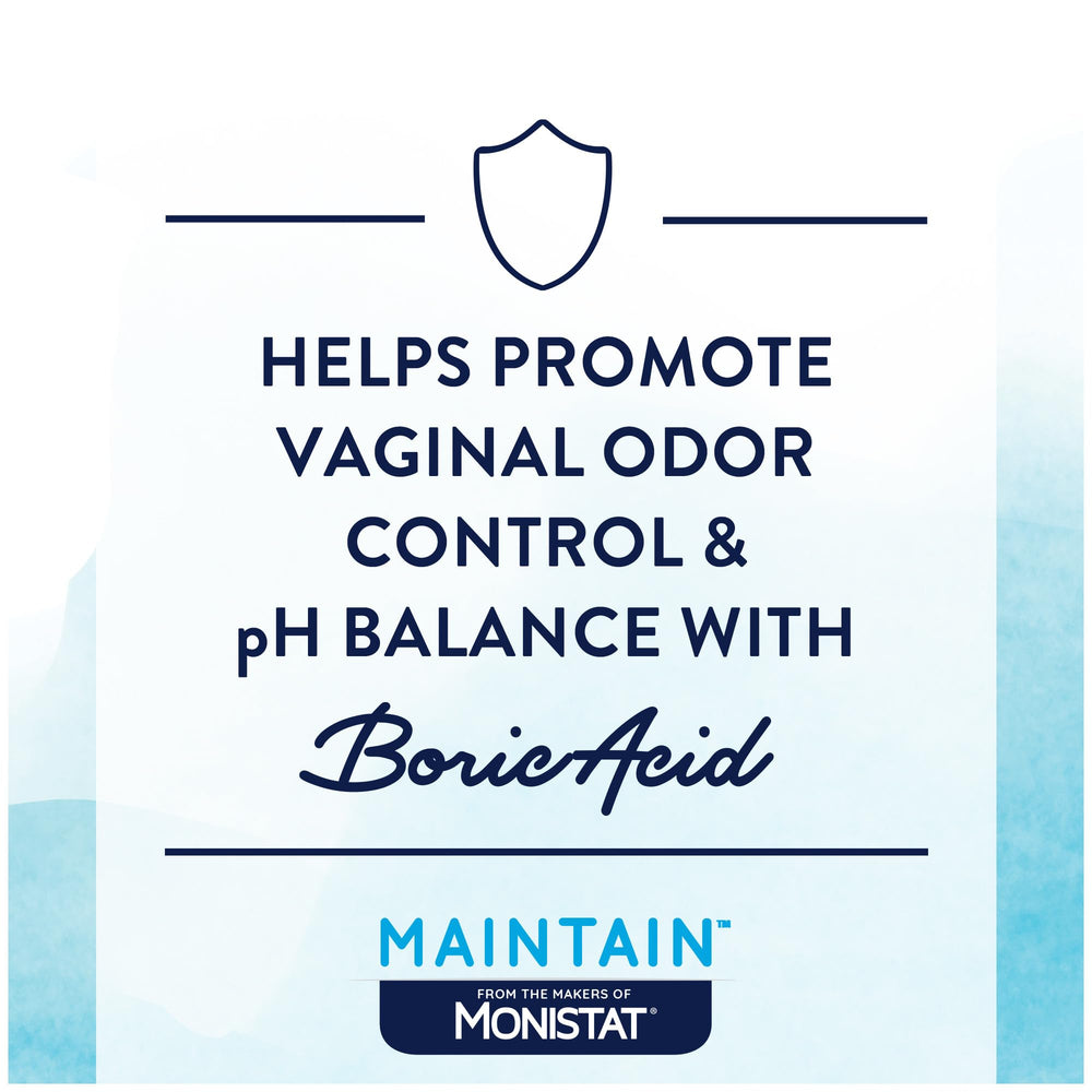 Monistat Maintain packaging shown, fragrance-free formula for sensitive care