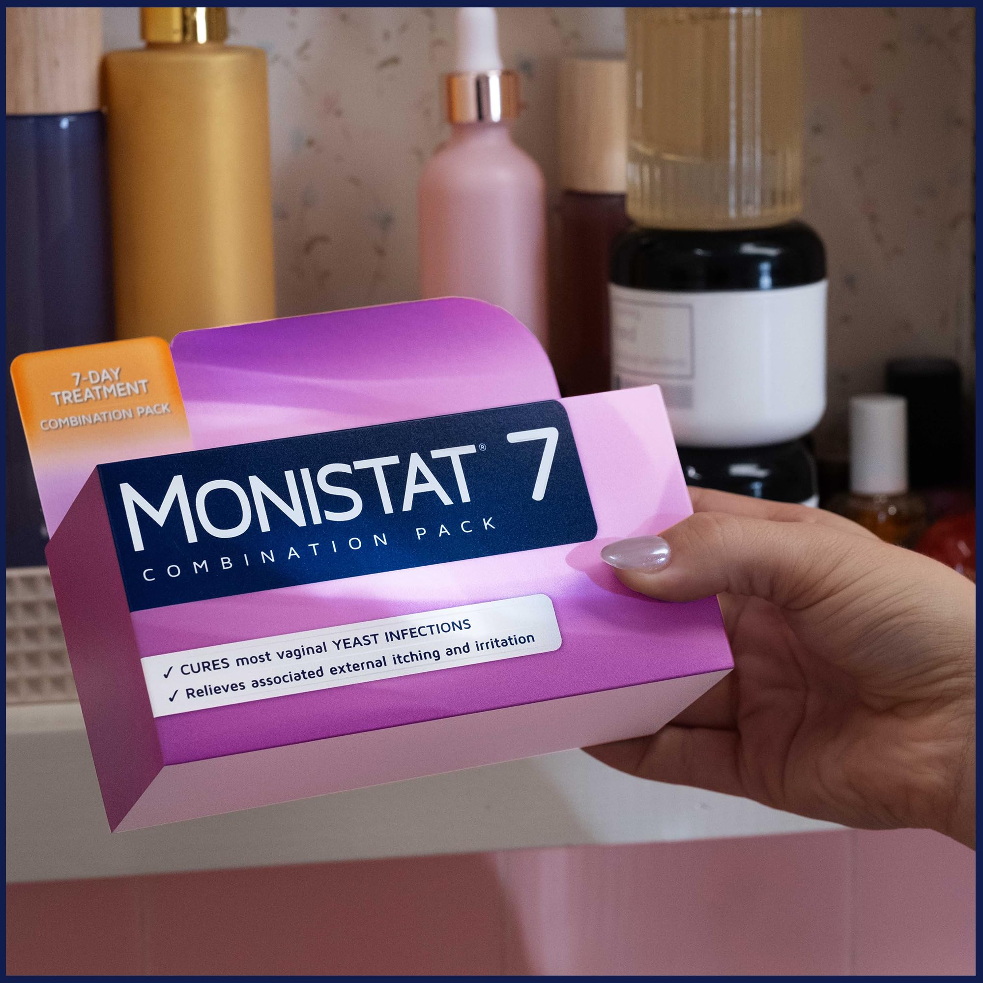 Monistat miconazole cream 45g tube ready for targeted relief