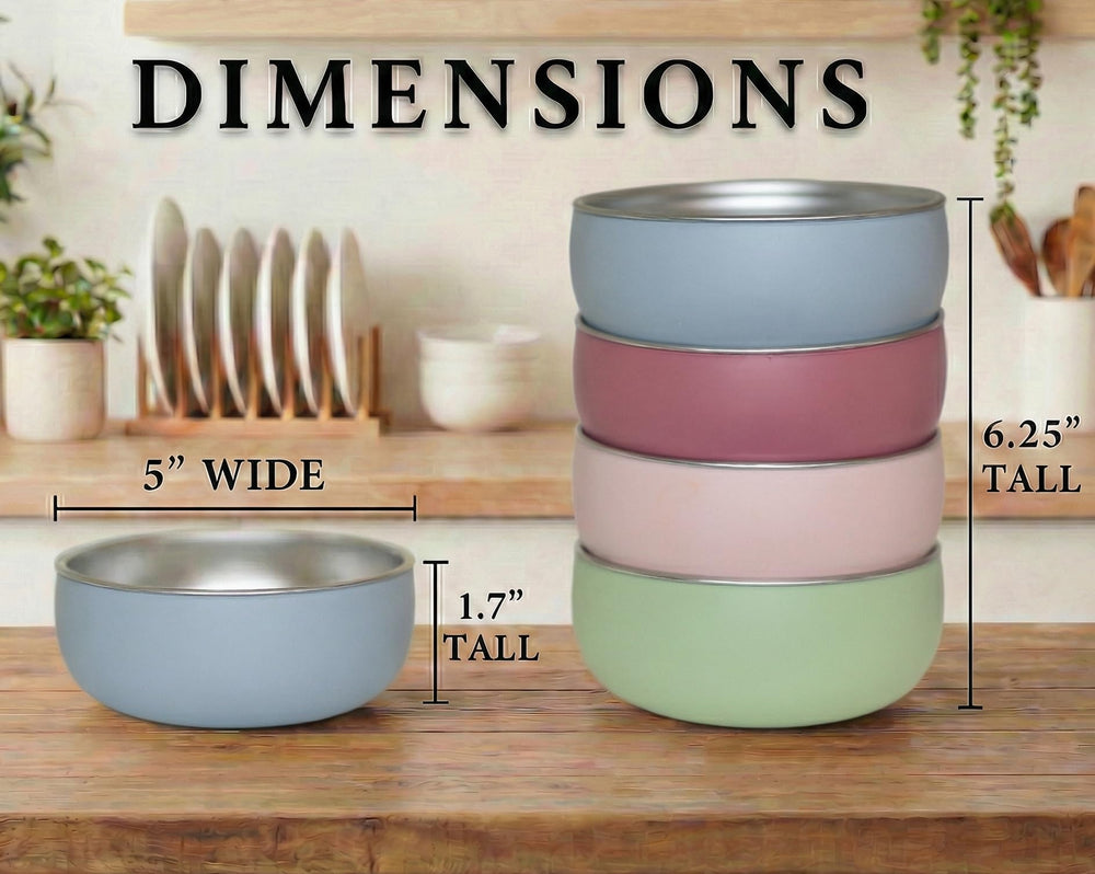 Monkey Proof bowl silicone-coated edges offer soft touch and grip