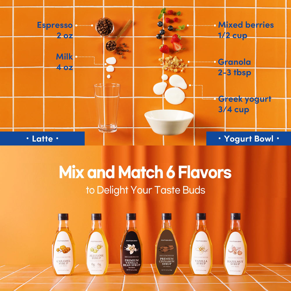 MONKSHUSHU Liquid syrup dissolving easily in coffee or cocktails